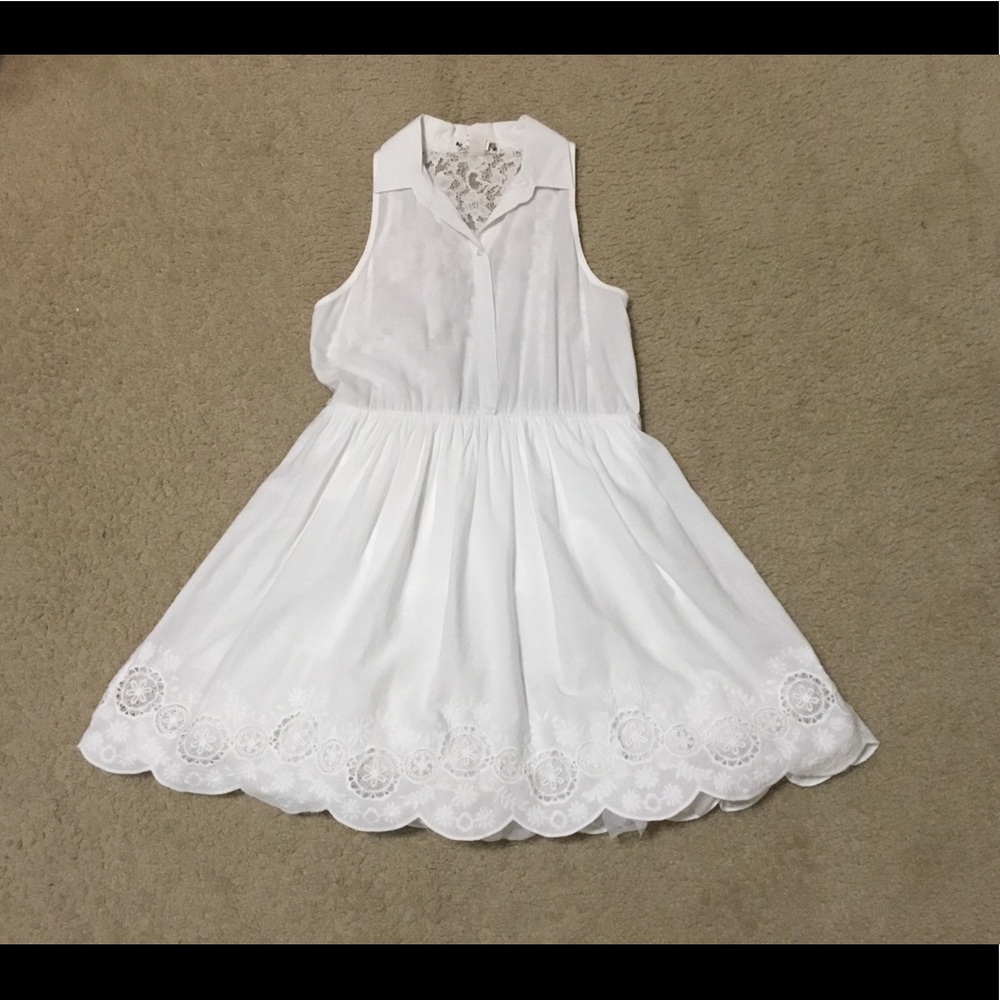 Girl White Lace Dress